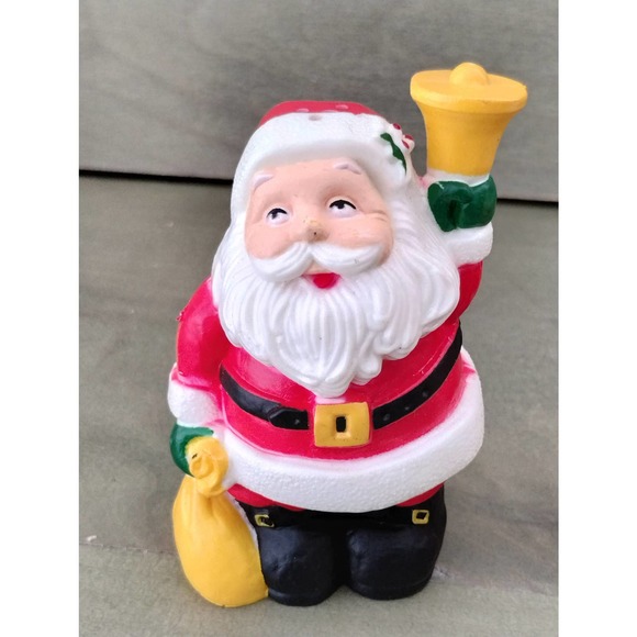 Vtg McCrory Santa & Mrs Clause Salt n Pepper Shakers Hong Kong Christmas NOS(z) - Picture 3 of 9